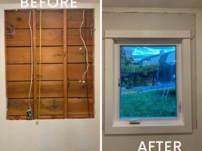 Before And After New Window Installation