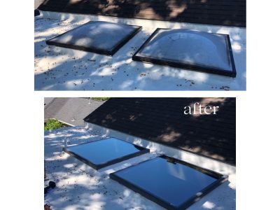 Before And After Skylight Restoration